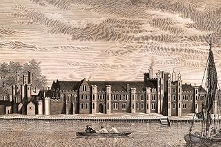 24x36 gallery poster, Greenwich Palace, also known as the Palace of Placentia, after a 17th-century drawing
