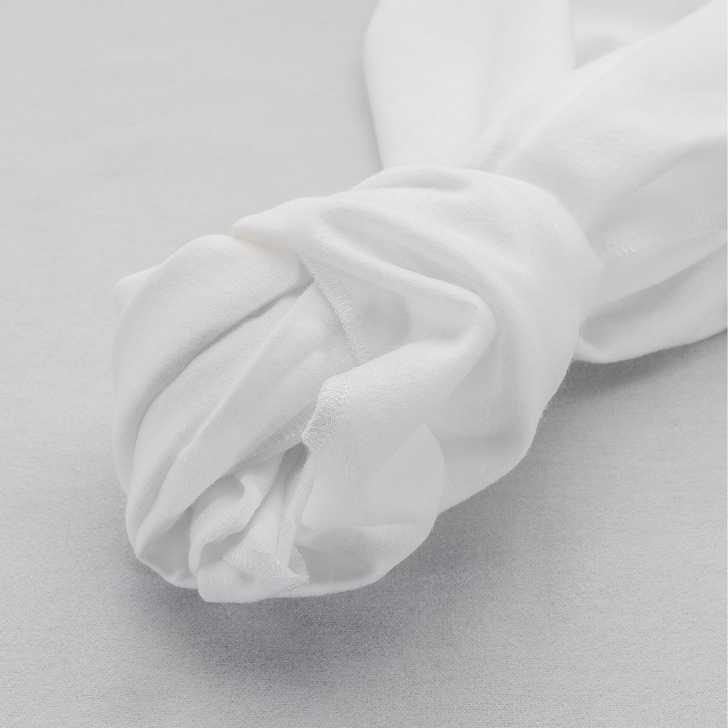 Mussole Neonato 80x80 5 Pezzi Oeko-Tex Standard 100 Teli Assorbenti Bianco