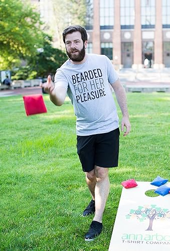 Miniatura 3 de Bearded for Her Pleasure Funny Beard, camiseta unisex con humor facial para hombre