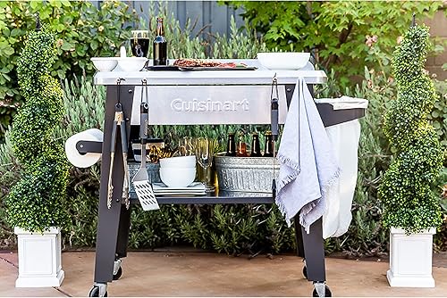 Miniatura 21 de Cuisinart CPT-194 Mesa de preparación de parrilla de acero inoxidable para exteriores