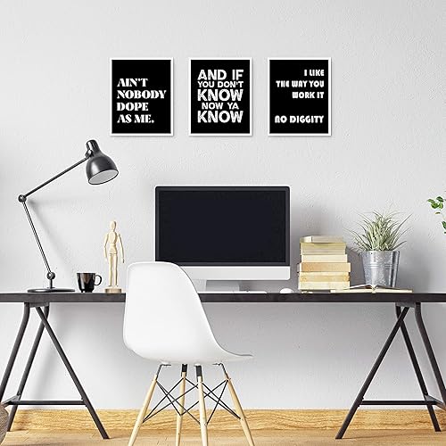 Miniatura 3 de Brooke & Vine Hip Hop - Pósters de rap de música de los años 90, impresiones artísticas de pared (sin marco, 8 x 10), estilo afroamericano, vintage,