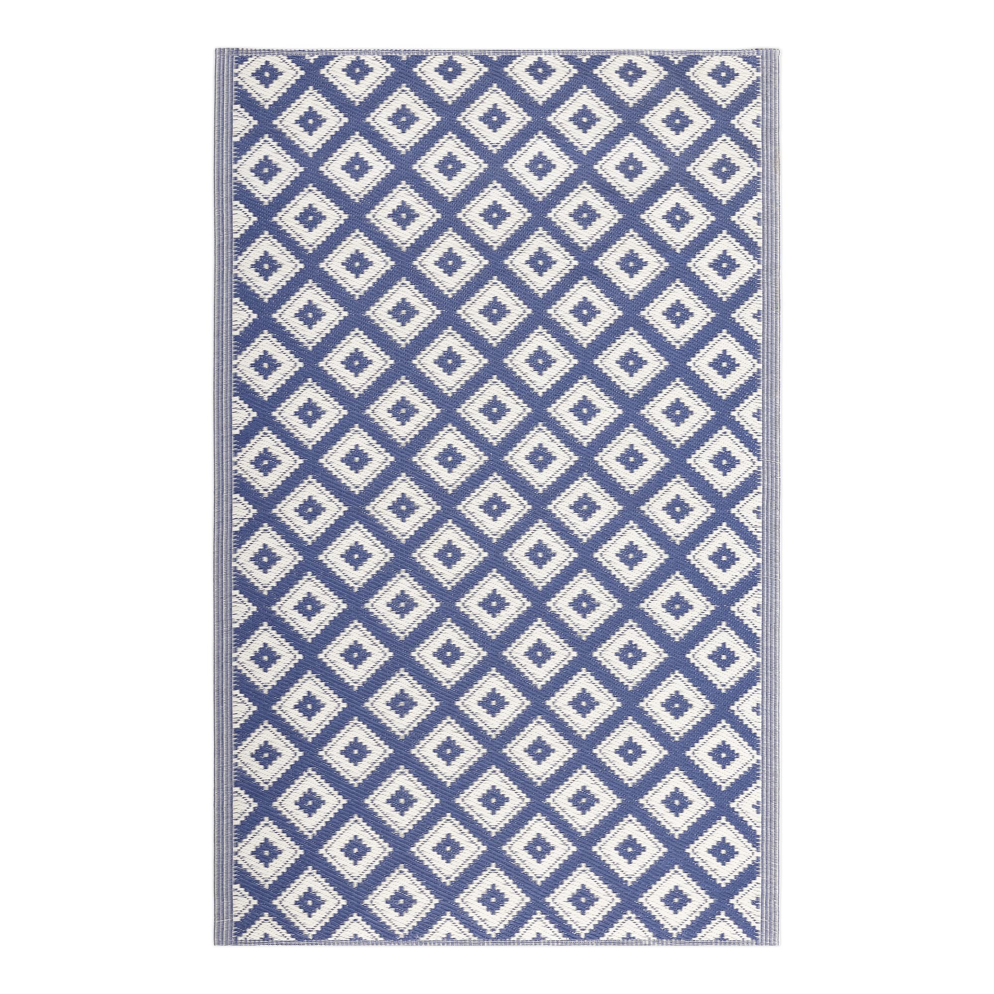 JEMIDI Alfombra para Exteriores 180 x 120 cm - Alfombra de Polipropileno para Exterior jardín terraza balcón - Resistente a la Intemperie y Lavable