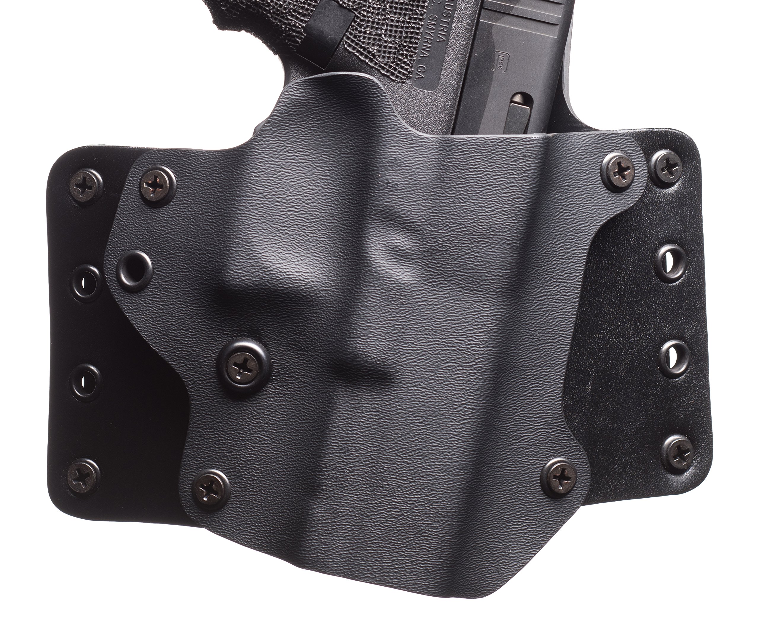 Leather Wing OWB Holster fits Sig Sauer P226, Right Hand, Black