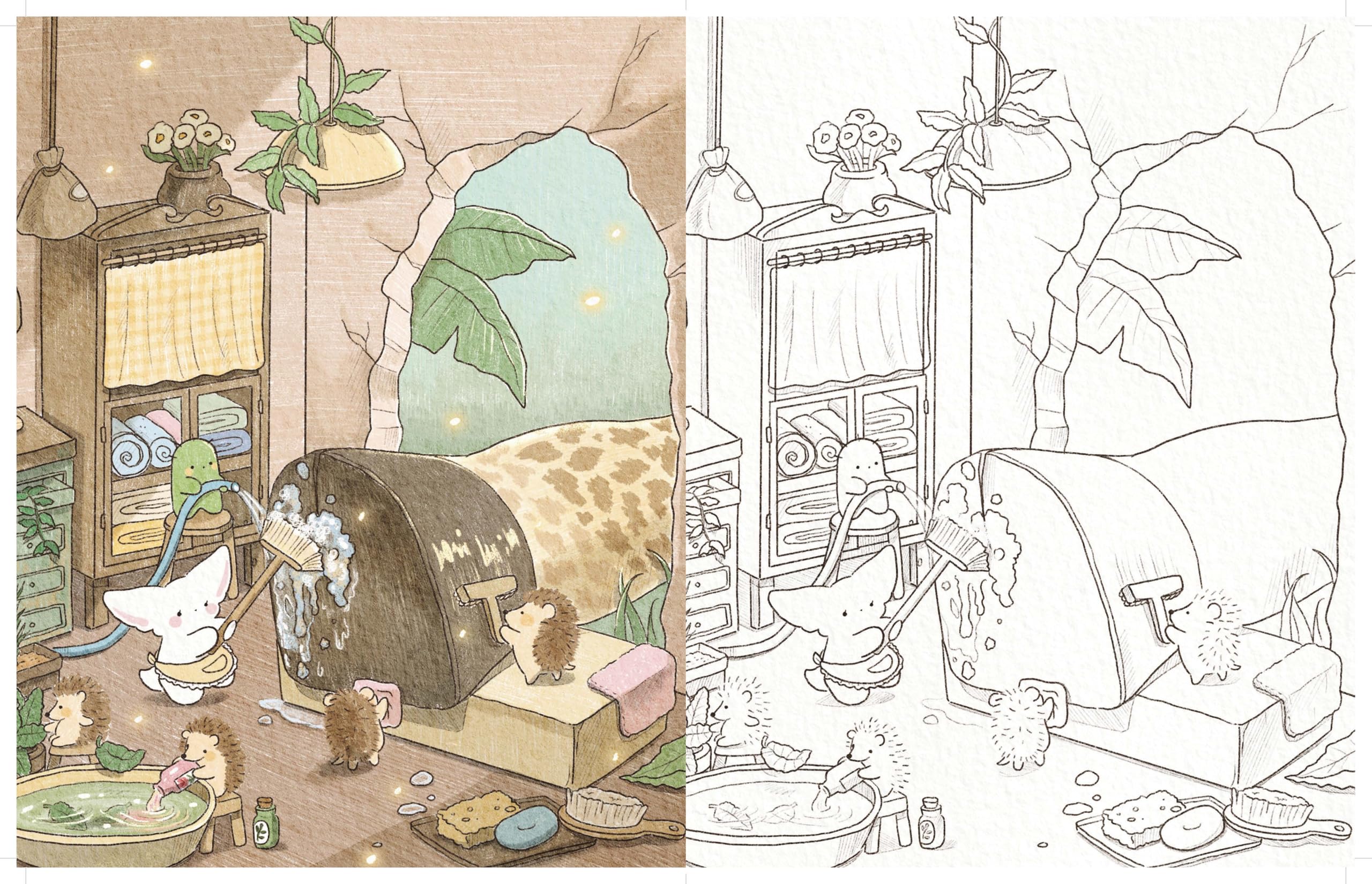 Sogumi the Fennec Fox: Cute Magical-Adventure Colouring : Book 2