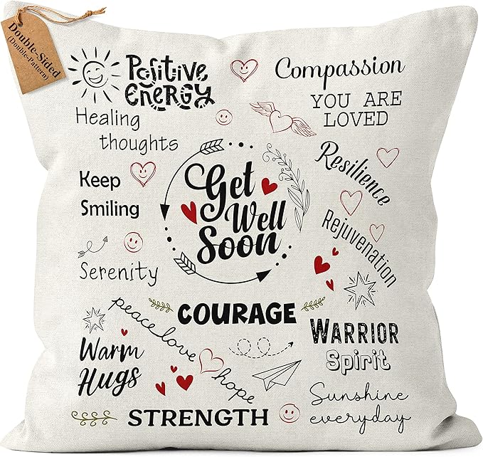 Kies Home® (DoubleSided) Get Well Soon Gifts for Women and