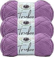 Vista 57 de (1 Madeja) Lion Brand Yarn Truboo Yarn, Aguamarina