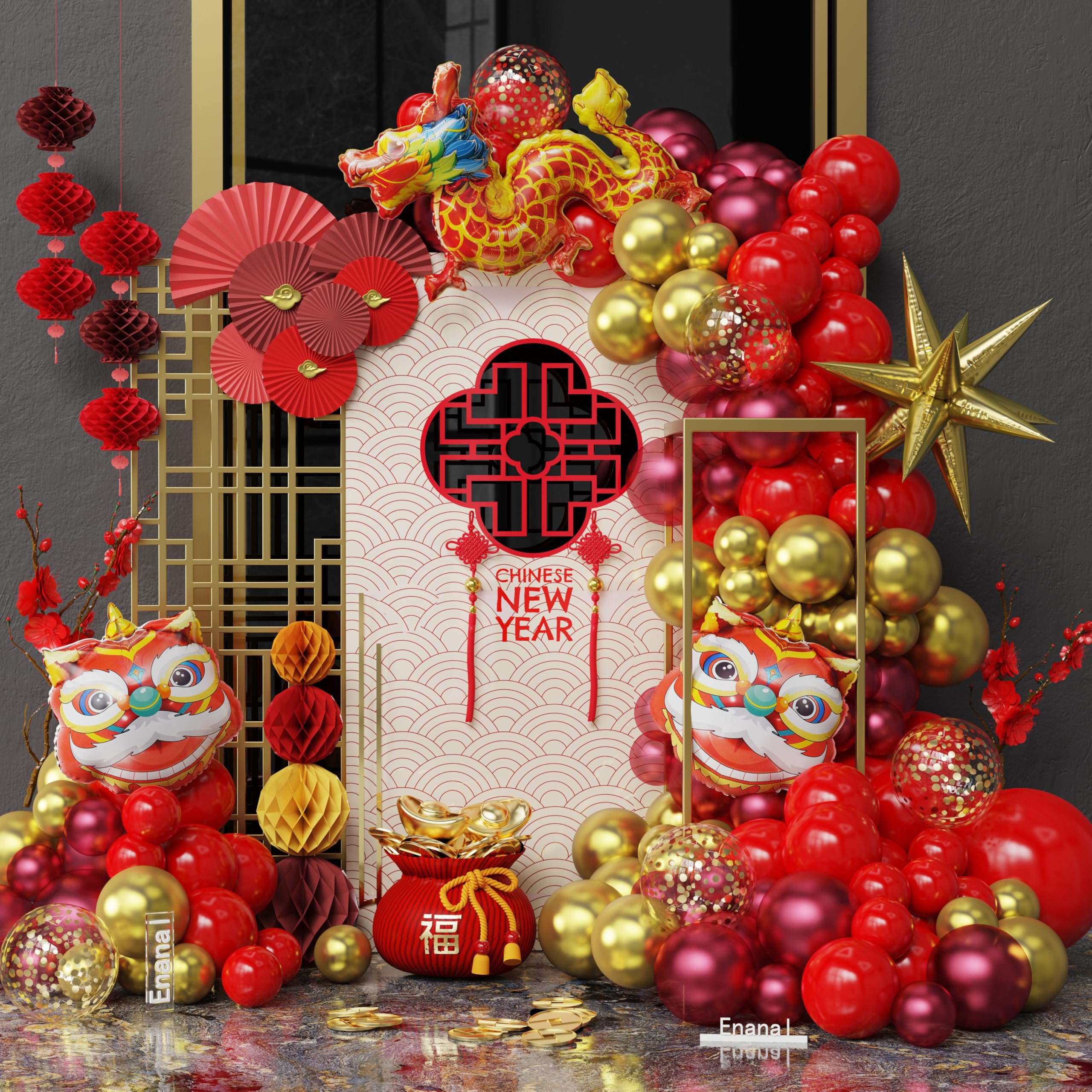 Locker.Ink | Elevate Your Festive Decor with These Lunar New Year Essentials Enanal Garland