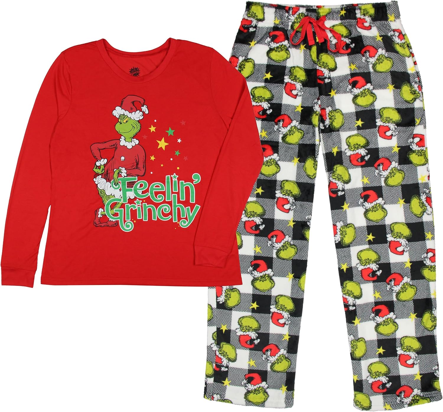Dr Seuss Pajamas The Grinch Who Stole Christmas Holiday Family Pajama Set