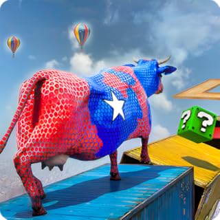 Ramp Epic Cow Stunt Jump Race Game 25