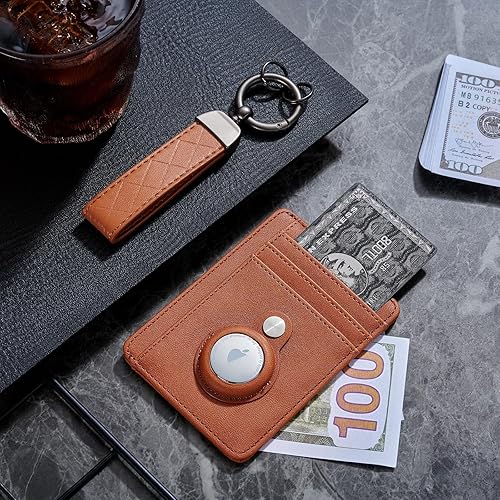 Miniatura 6 de Gift Baskets for Men Premium Gift Set in Elegant Black Textured Gift Box Perfect for Birthday, Husband, Dad,Boyfriend Includes AirTag Wallet, Travel