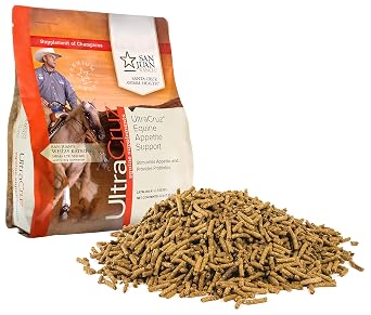 UltraCruz Equine Appetite Booster Supplement for Horses, 4 lb, Pellet 32 Day Supply