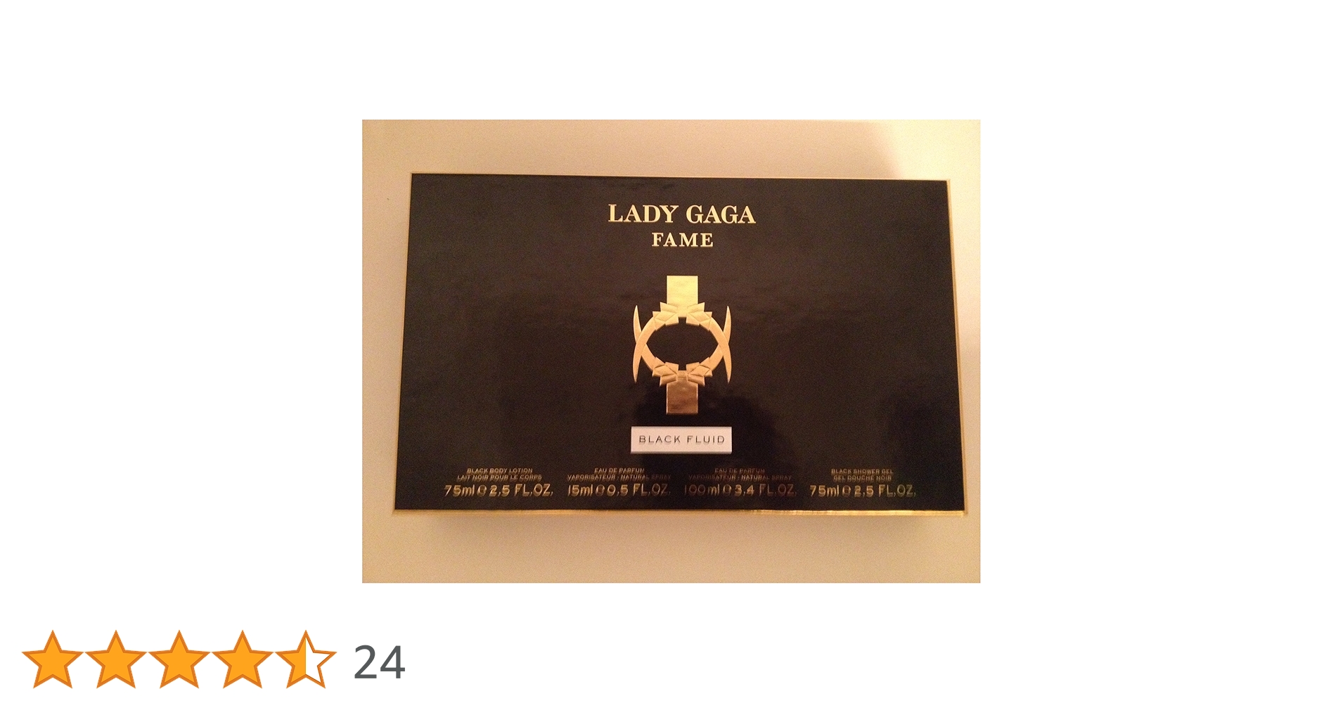 Lady Gaga Lady Gaga Fame Black Fluid for Women 4 Pc Gift Set