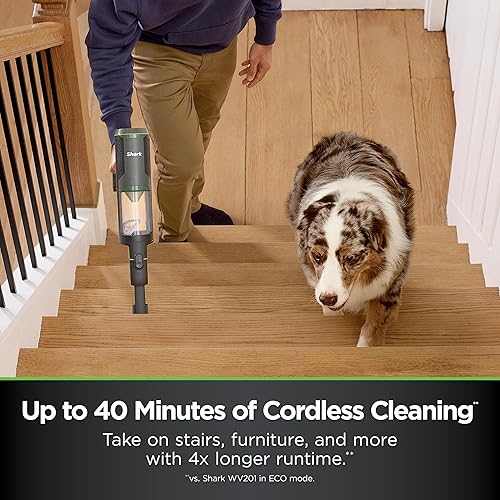 Miniatura 5 de Shark PowerBoost PowerVac inalámbrico 2 en 1 para cochehogar, potente succión, 40 minutos de tiempo de funcionamiento, portátil, 3 modos de