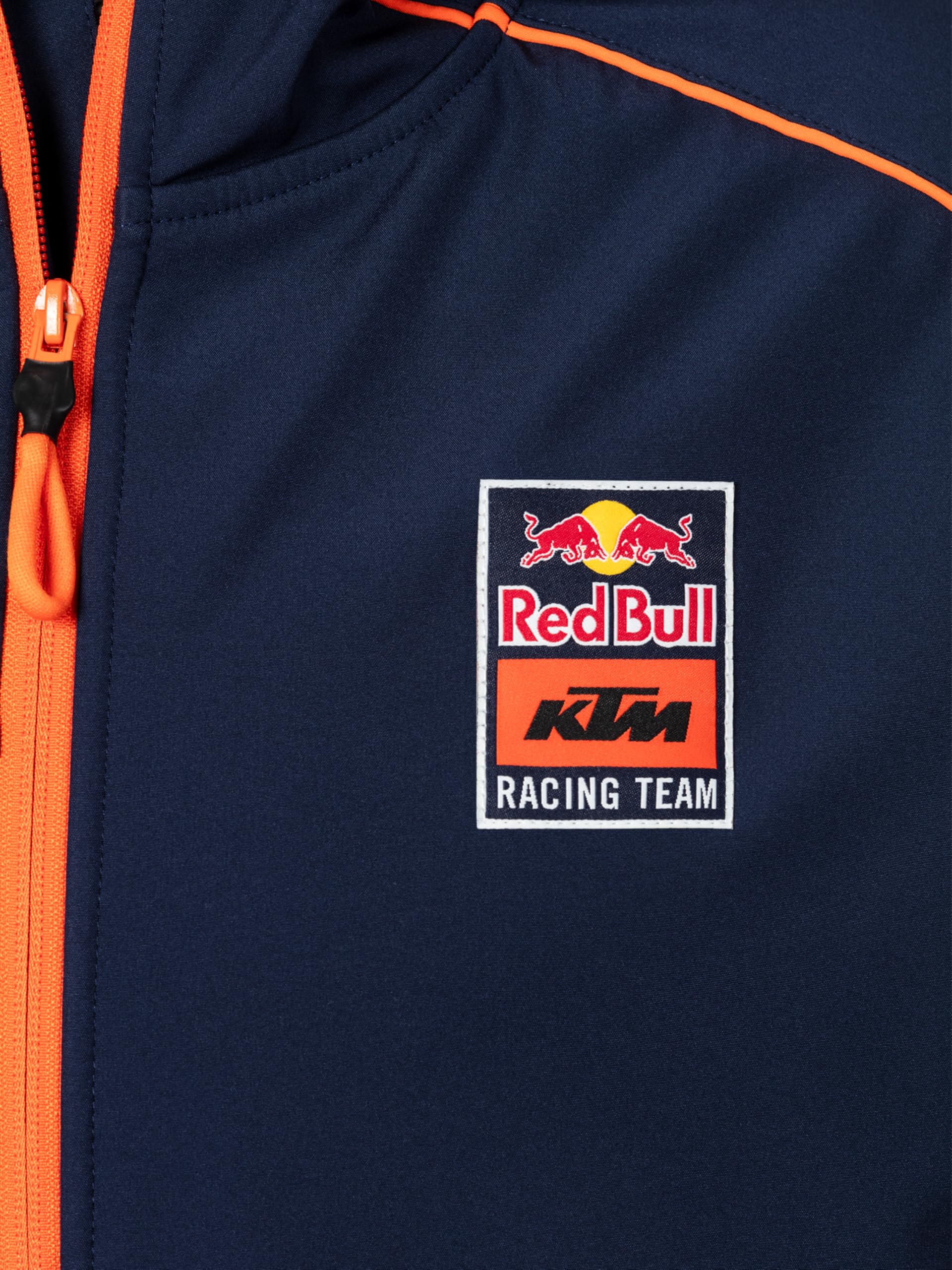 Red Bull ENERGY WEAR RB KTM Racing Grid Softshelljacke Blau/Orange | Offizieller MotoGP Fanartikel - 100% Polyester - Motorsport - Merchandise