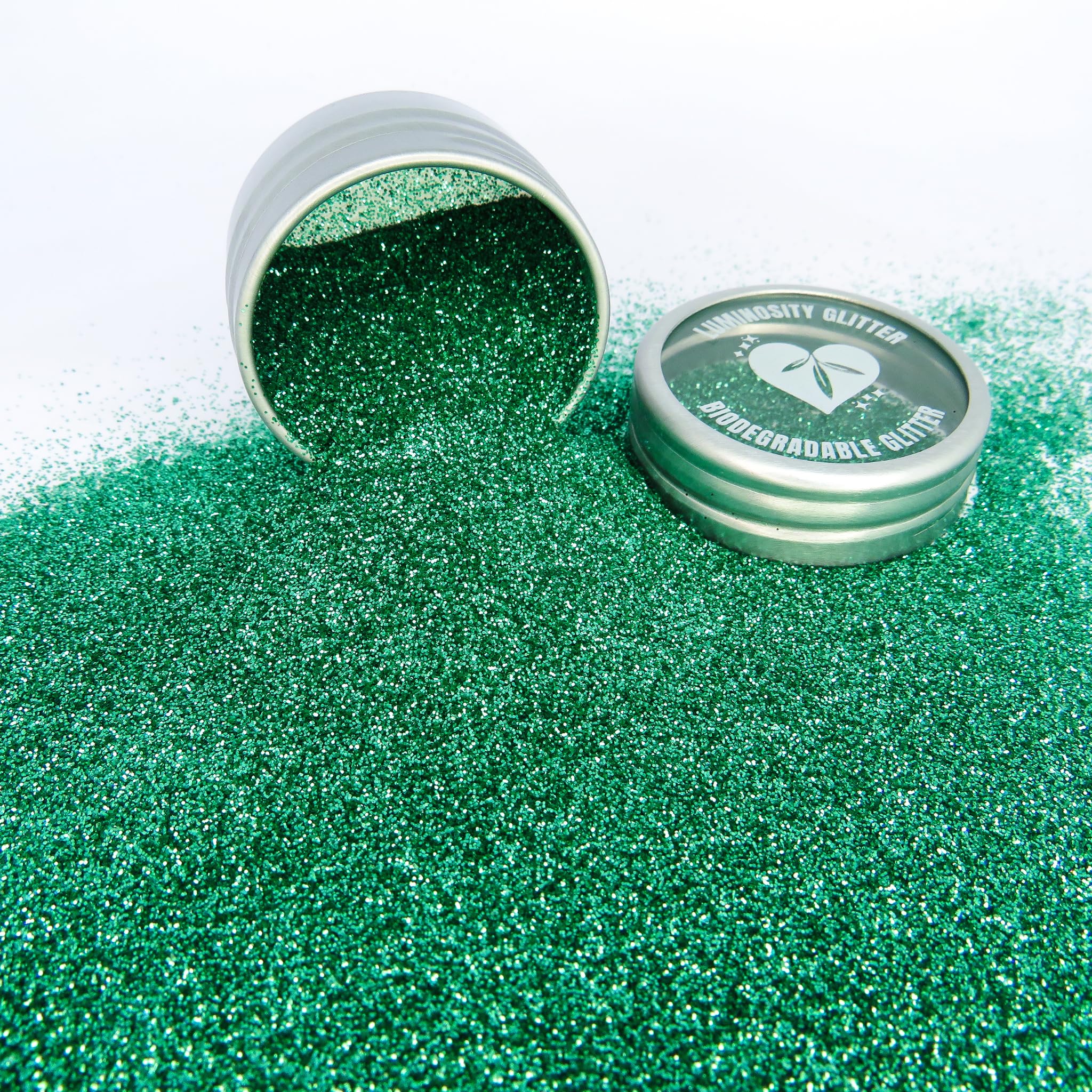 Fine Green Glitter Makeup - Biodegradable Eco Glitter for Face Body, Hair, Nails and Festivals (Green Fine) 6 Grams - Image 4