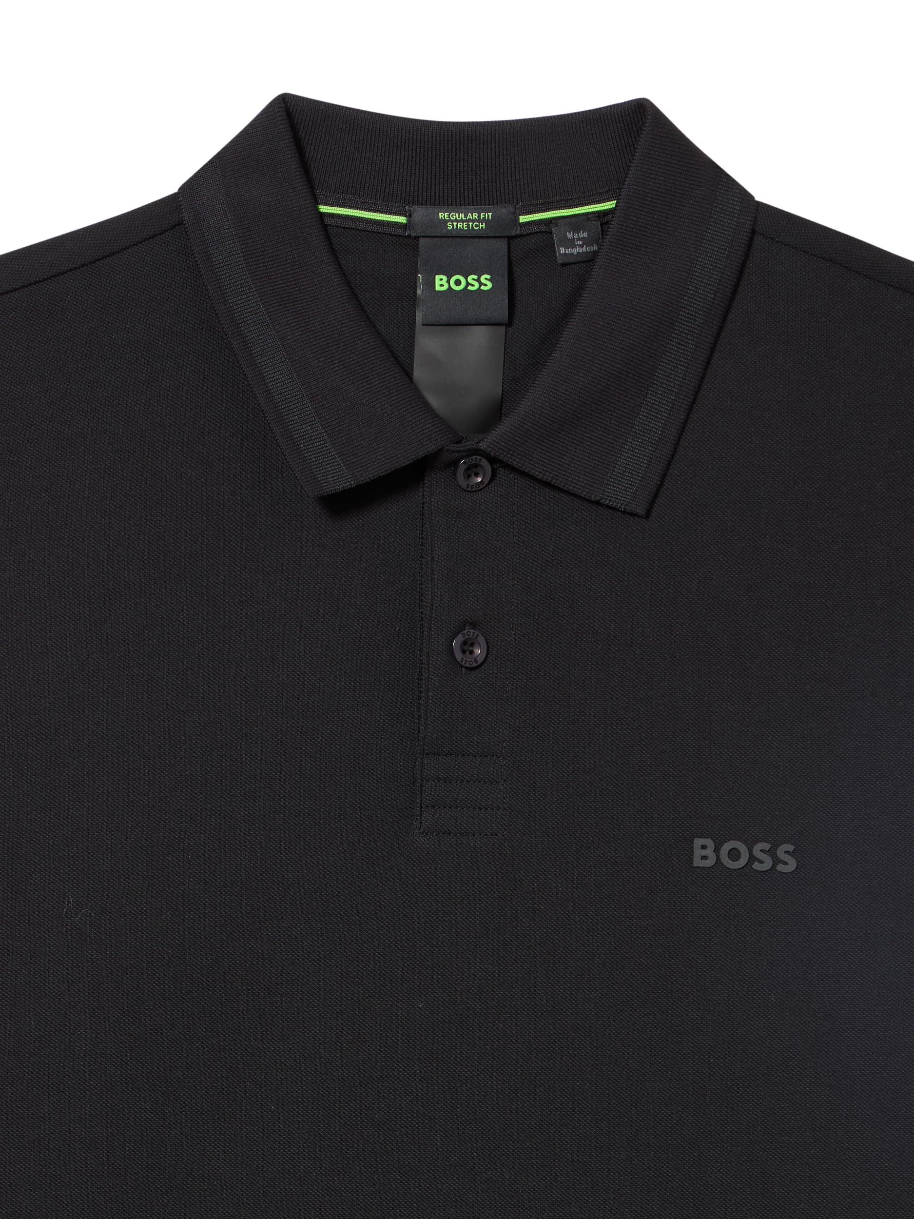 BOSS Mens Pio Sporty Tonal Collar Polo