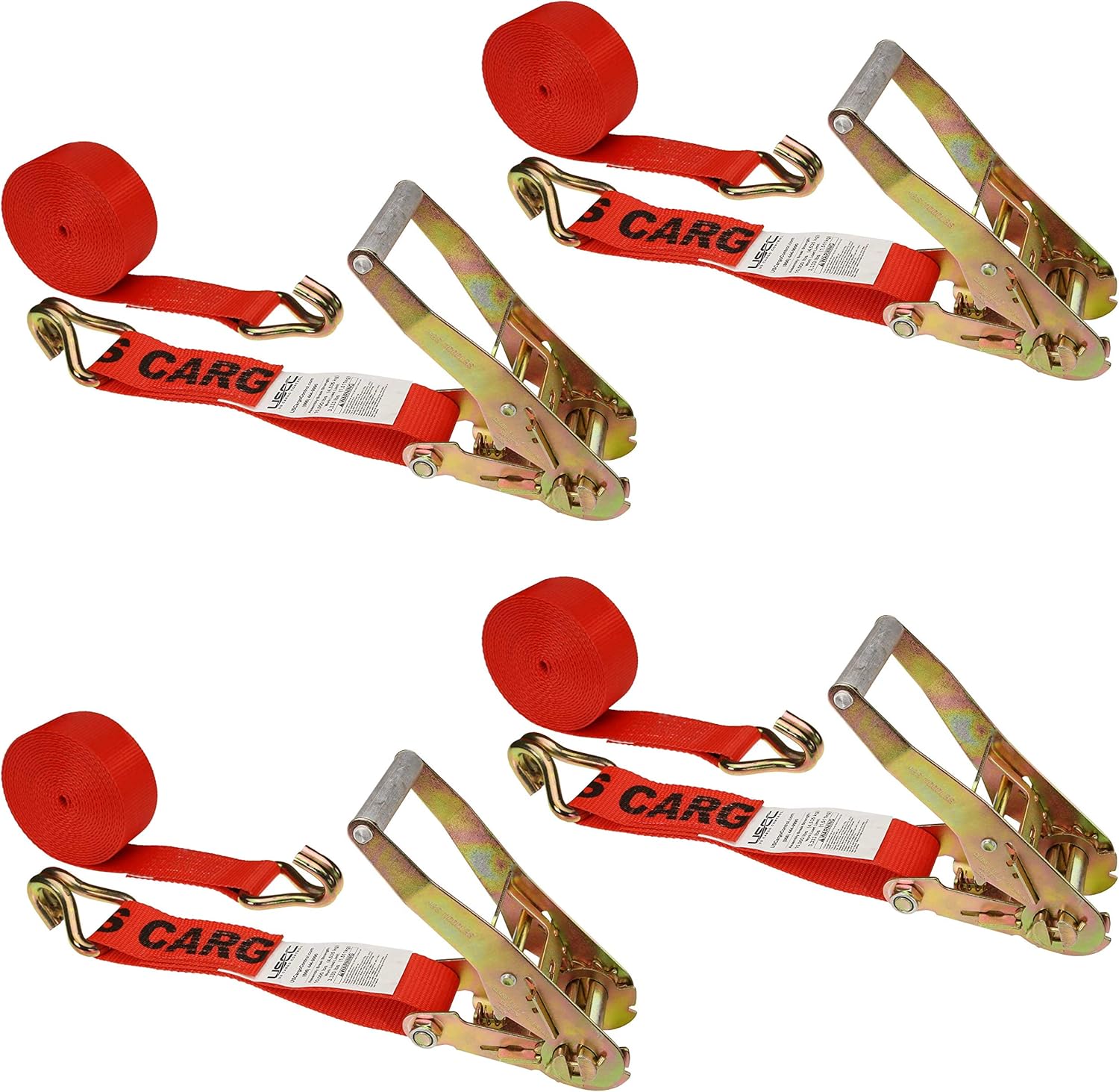 Buy US Cargo Control Ratchet Straps 2 Inch x 27 Foot Ratchet Straps