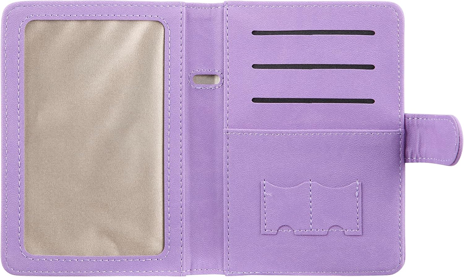  | Cynure Rfid Blocking Passport Cover and CDC Vaccine Card Holder Combo Leather Travel Passport Case for Men & Women, purple | Passport Covers