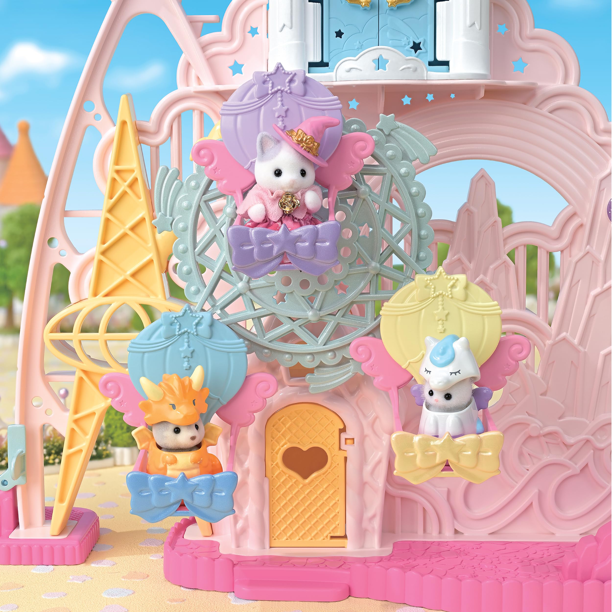 Sylvanian Families - Le Parc d'attractions enchanté - 1 Figurine Incluse - Plongez dans l'univers de la Famille Sylvanian - Figurines Miniatures - Jouet Enfant 3 Ans et + - 5841