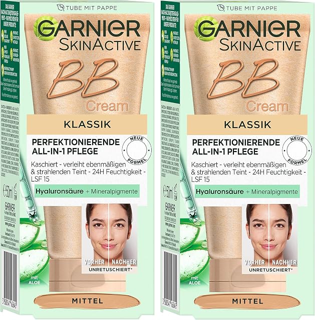 Garnier - Miracle Skin Perfector BB Cream Classic Medium - 2 x 50 ml
