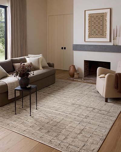 Loloi Amber Lewis Monty Collection MOT-06 Pebble/Beige Rug