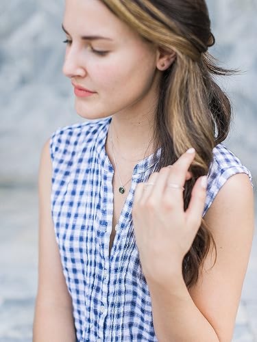 Miniatura 6 de Honeycat Mini collar con dije de Yin Yang en oro rosa o plata Joyería minimalista y delicada