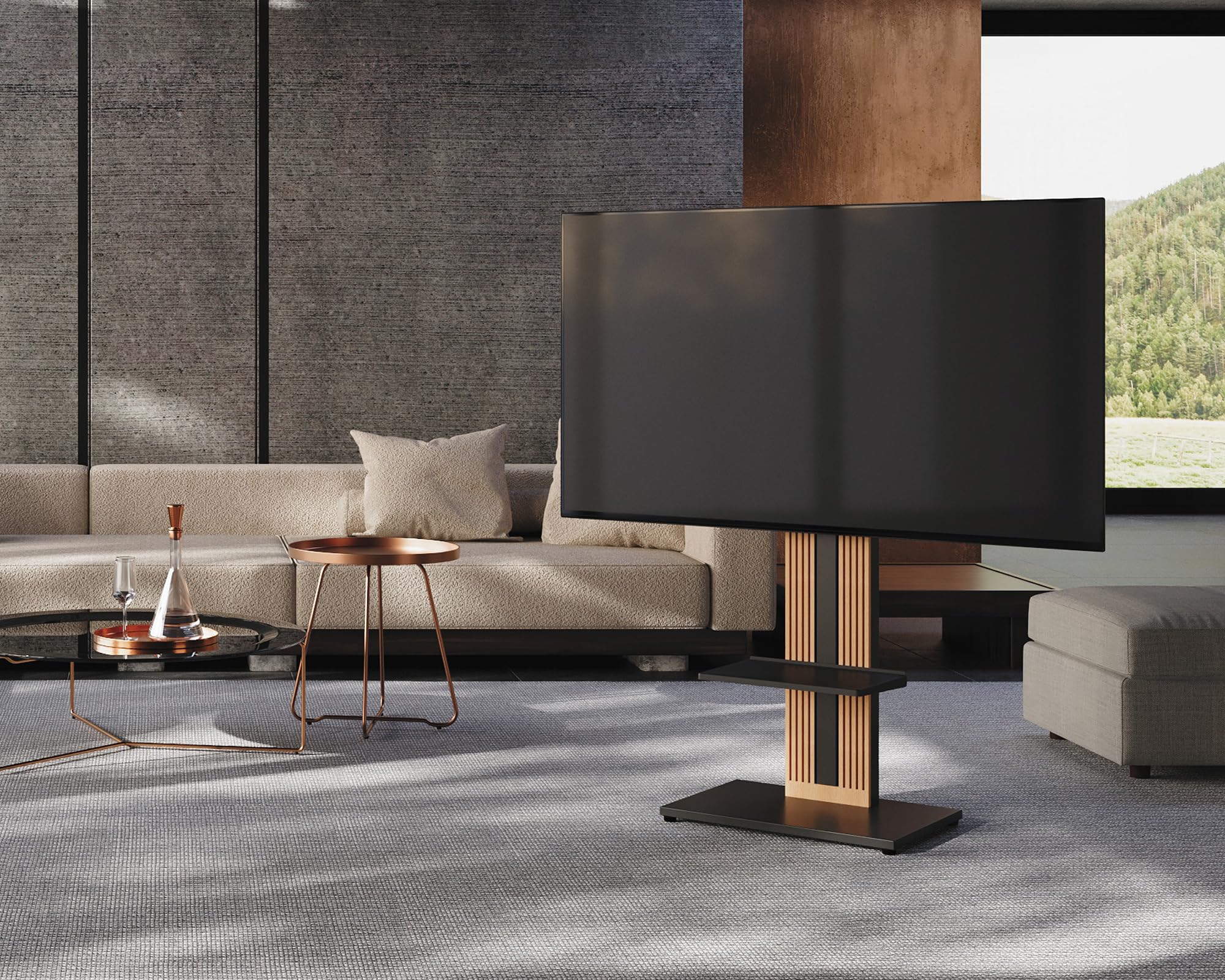 FITUEYES Ablage für Zen Serie Cantor Serie TV Ständer bis 10kg belastbar