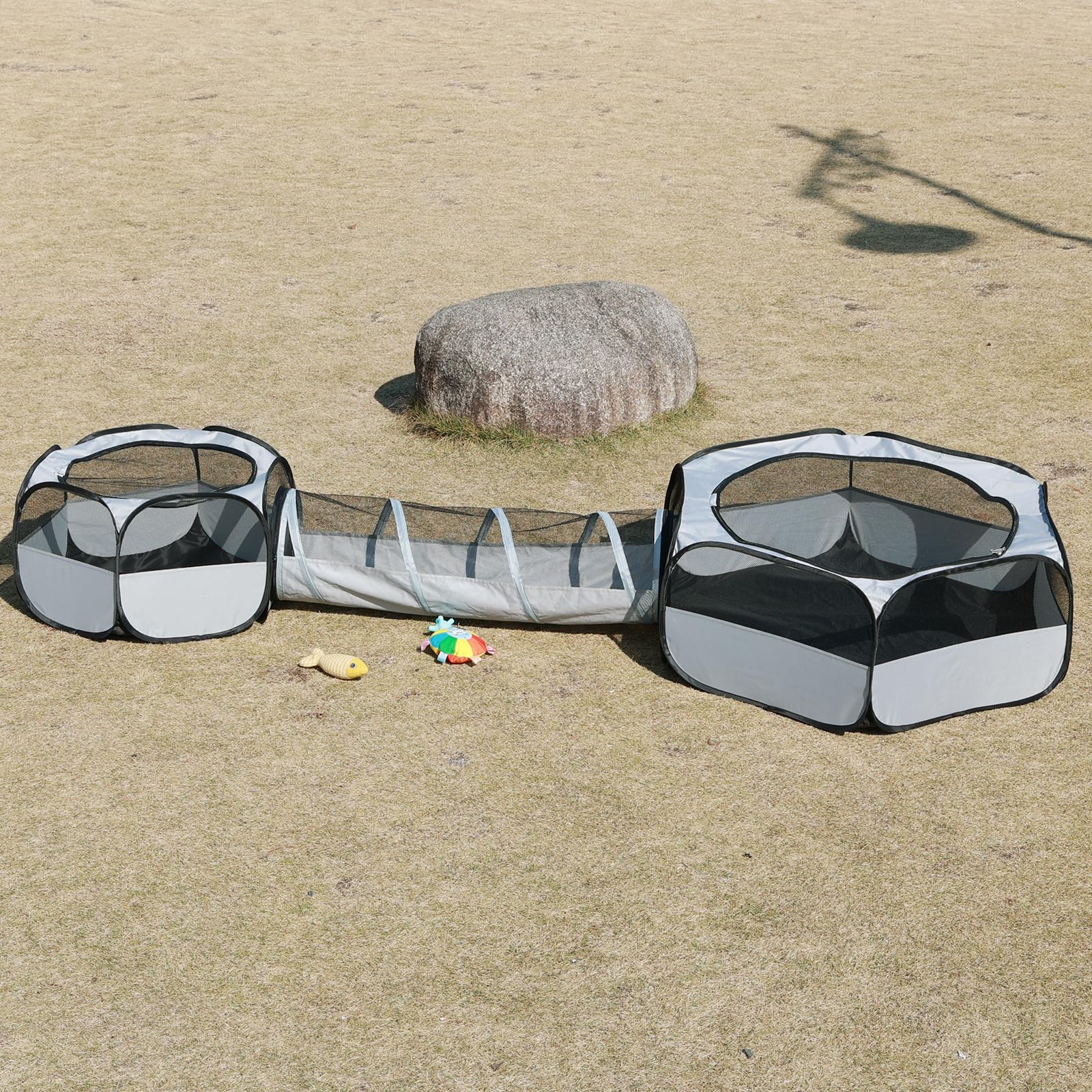 Photo 1 of Flashing Fire Outdoor Cat Enclosure & Tunnel Combo
