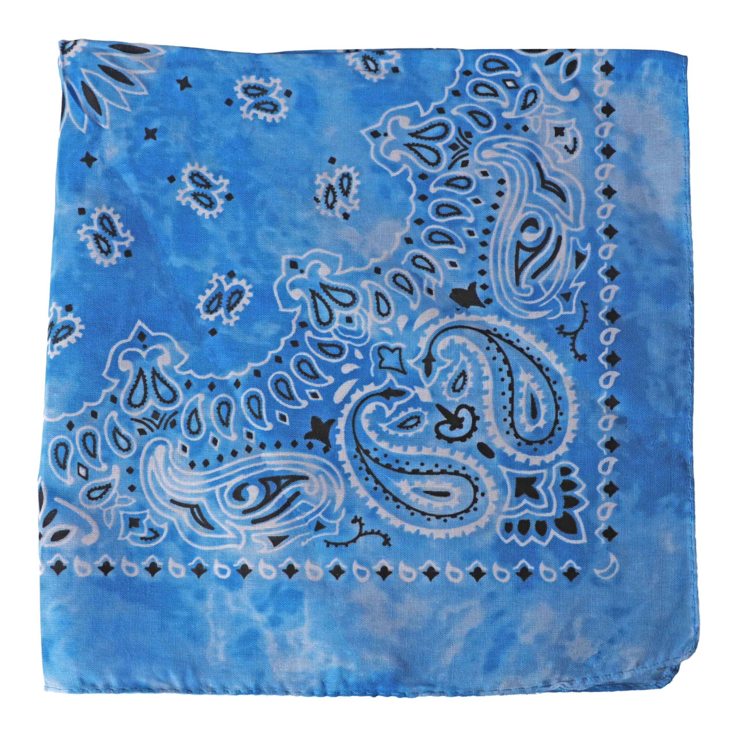 Motique Accessories Modern Tie Dye Bandana Paisley