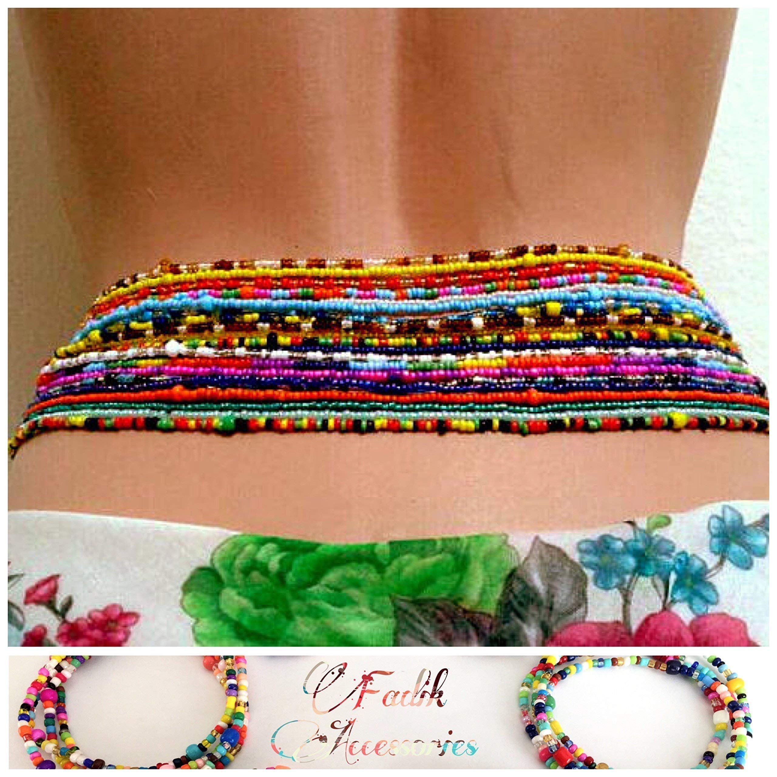 beaded belly chain