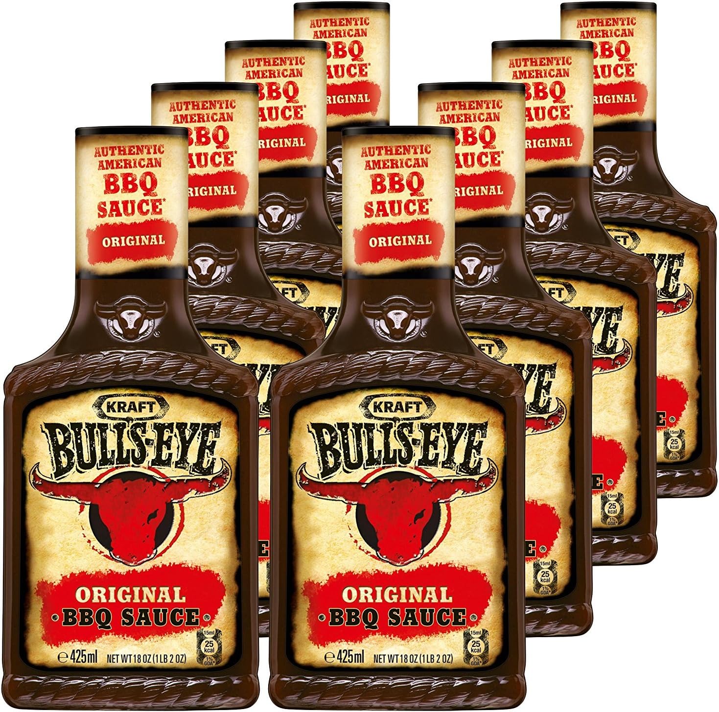 Bull's Eye BBQ Sauce Original, 8X 15 oz)