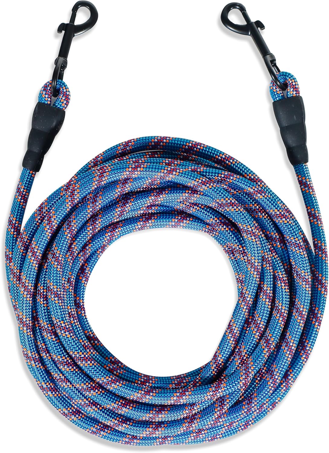 Pet Fit For Life Heavy Duty 30 Ft Bungee Tie Out Cable for Safe Outside Dog and Puppy Yard Play with Stretch Resistance and Dual Clasps – Pairs with PFFL Dog Anchor Stake for Small/Medium/Large Dogs