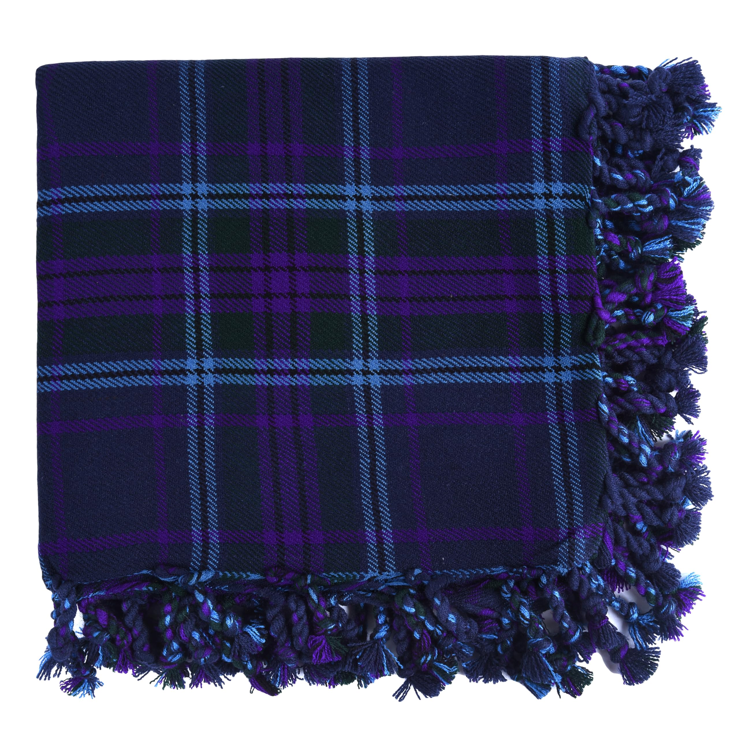Allsafe Traders Scottish Men's Kilt Tartan Fly Plaid, Spirit of Scotland, Standard