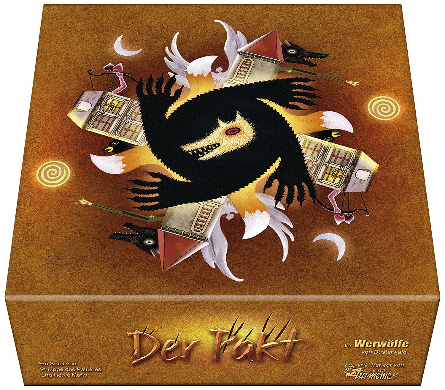 Asmodee - 2361 - Jeu - Le Pacte : L'Intégrale des Loups-Garous