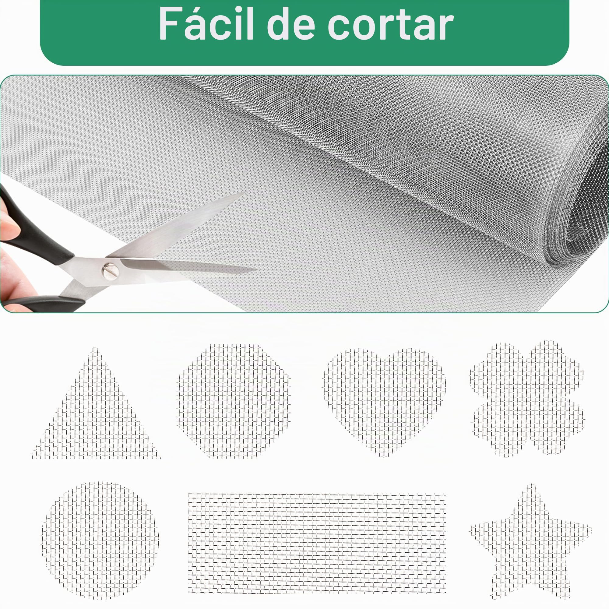 Hejo Malla de Alambre de Acero Inoxidable 300cm x 30cm, Malla Metalica Fina para Roedores para Evitar Que Ingresen, Malla Mosquitera Metalica Duradera, Rollo de Malla para Hogar Cocina Jardín