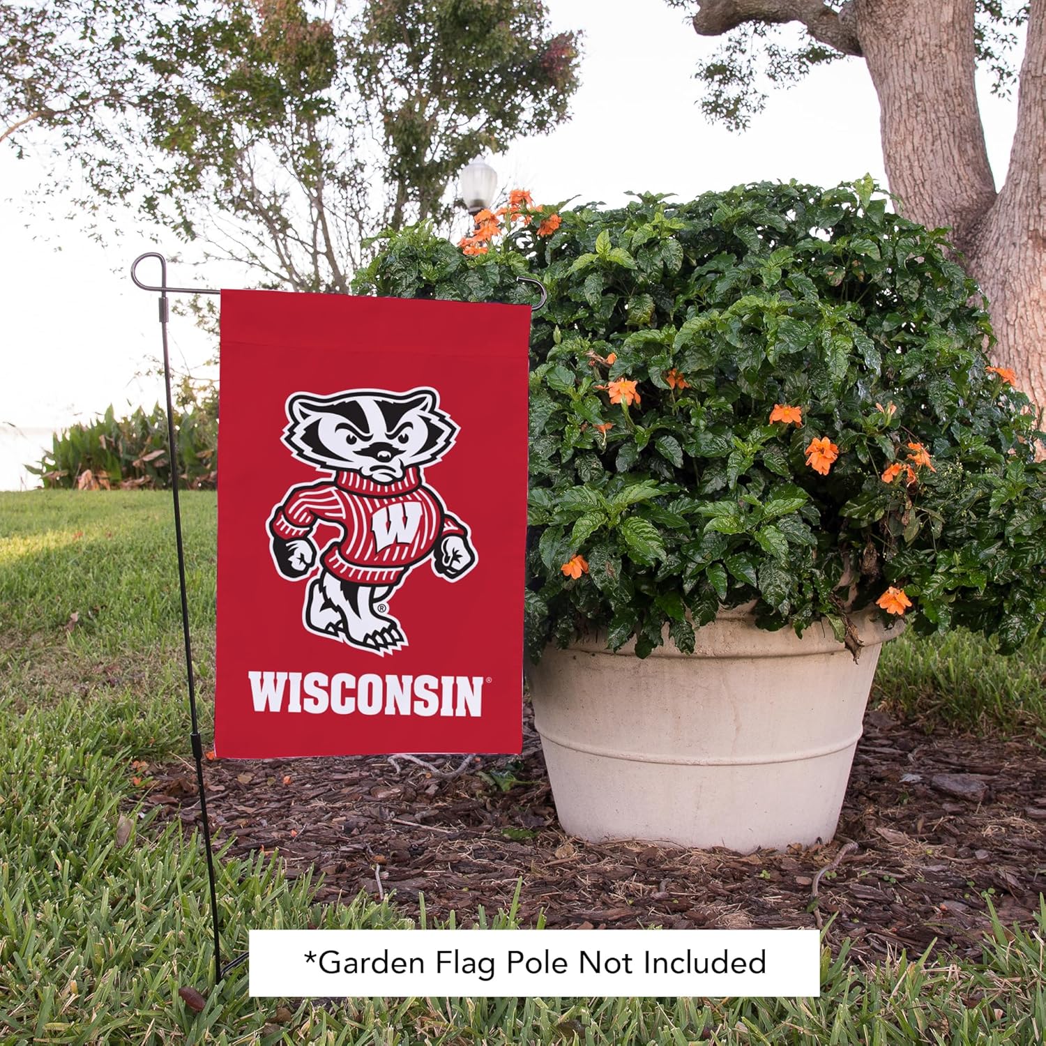 Desert Cactus University of Wisconsin UW Garden Flag – 19 x 12 inch Wisconsin Badgers Banner, For Outdoor Display and Events (Design I) - Image 7