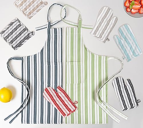 Miniatura 11 de Juego de guantes de horno y agarraderas – Guantes duraderos resistentes al calor – Manoplas gruesas para cocina – Adecuado para cocinar, hornear