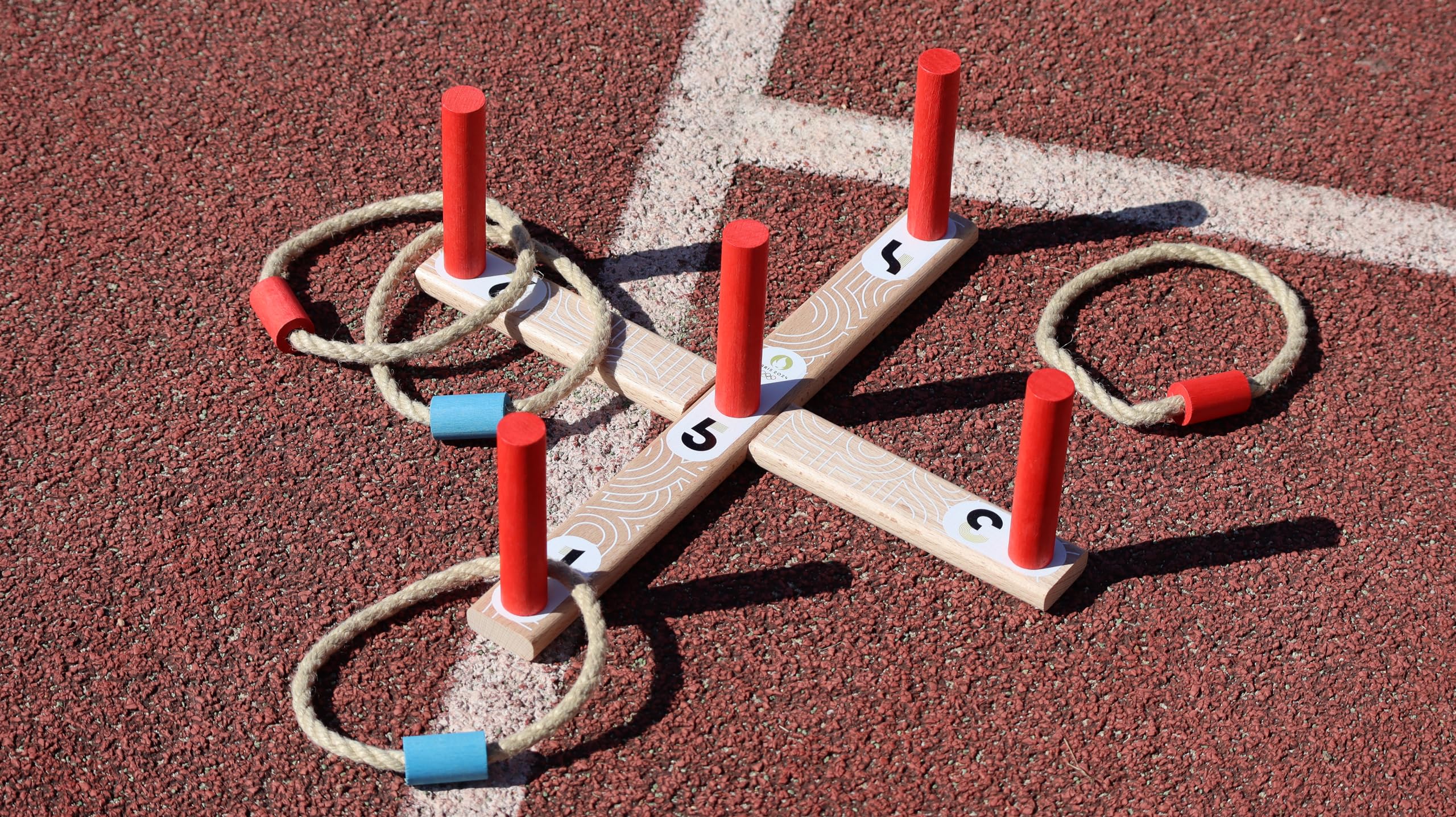 Vilac- Edycja specjalna na Igrzyska Olimpijskie 2024-Gra pierścieniowa-oficjalny partner dla dzieci od 5 lat-unikalna zabawka-Made in France, 240900