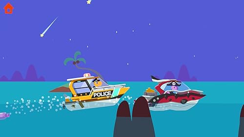 Dinosaur Police Car - Driving Games for kids