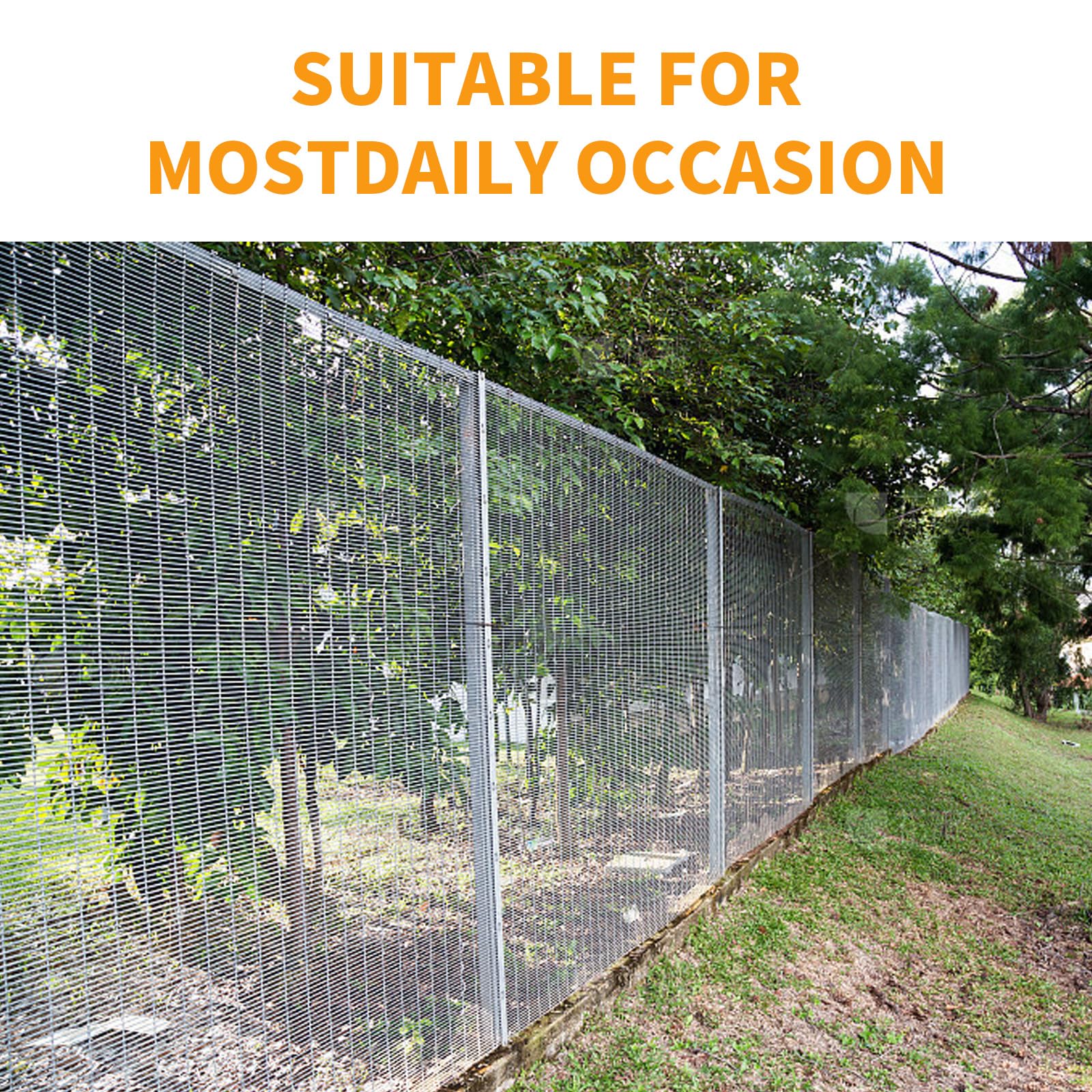 Câble Métallique en Acier Inoxydable,Kit de Câble Métallique 100m,Cables Acier Inox 1.5 mm,Noyau 7 x 7 Brins,pour Outdoor Suspension,Corde a Linge,Plante Grimpante