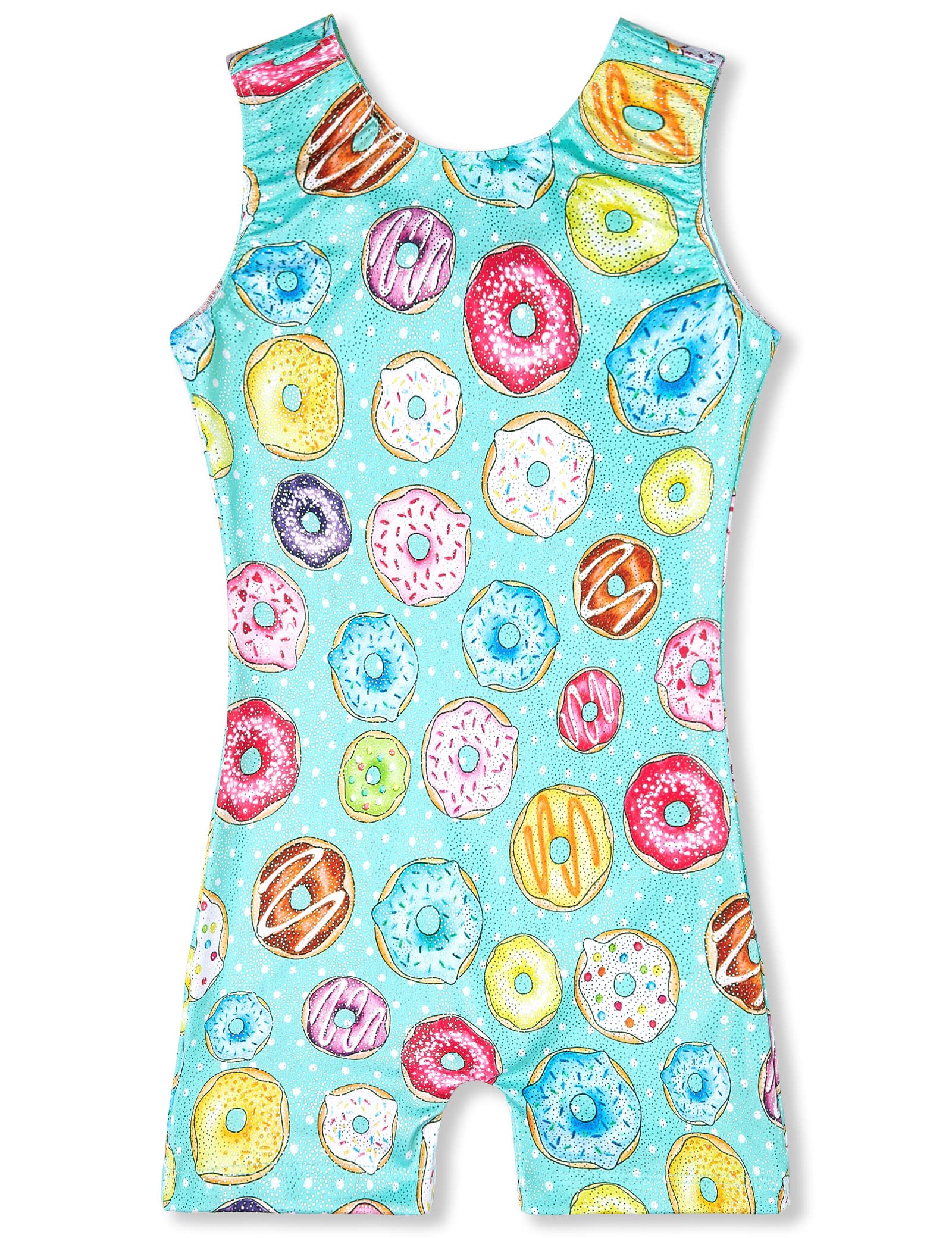 TENVDA Leotards for Girls Gymnastics One Piece Biketard（Multiple Colors）