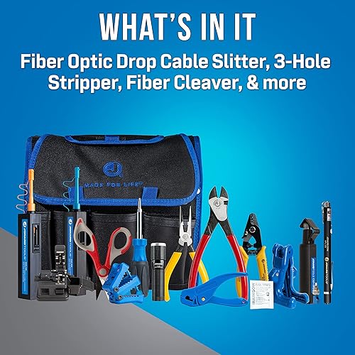 Miniatura 2 de Jonard Tools Kit de preparación de fibra TK-151 con VFL y cuchilla de fibra+