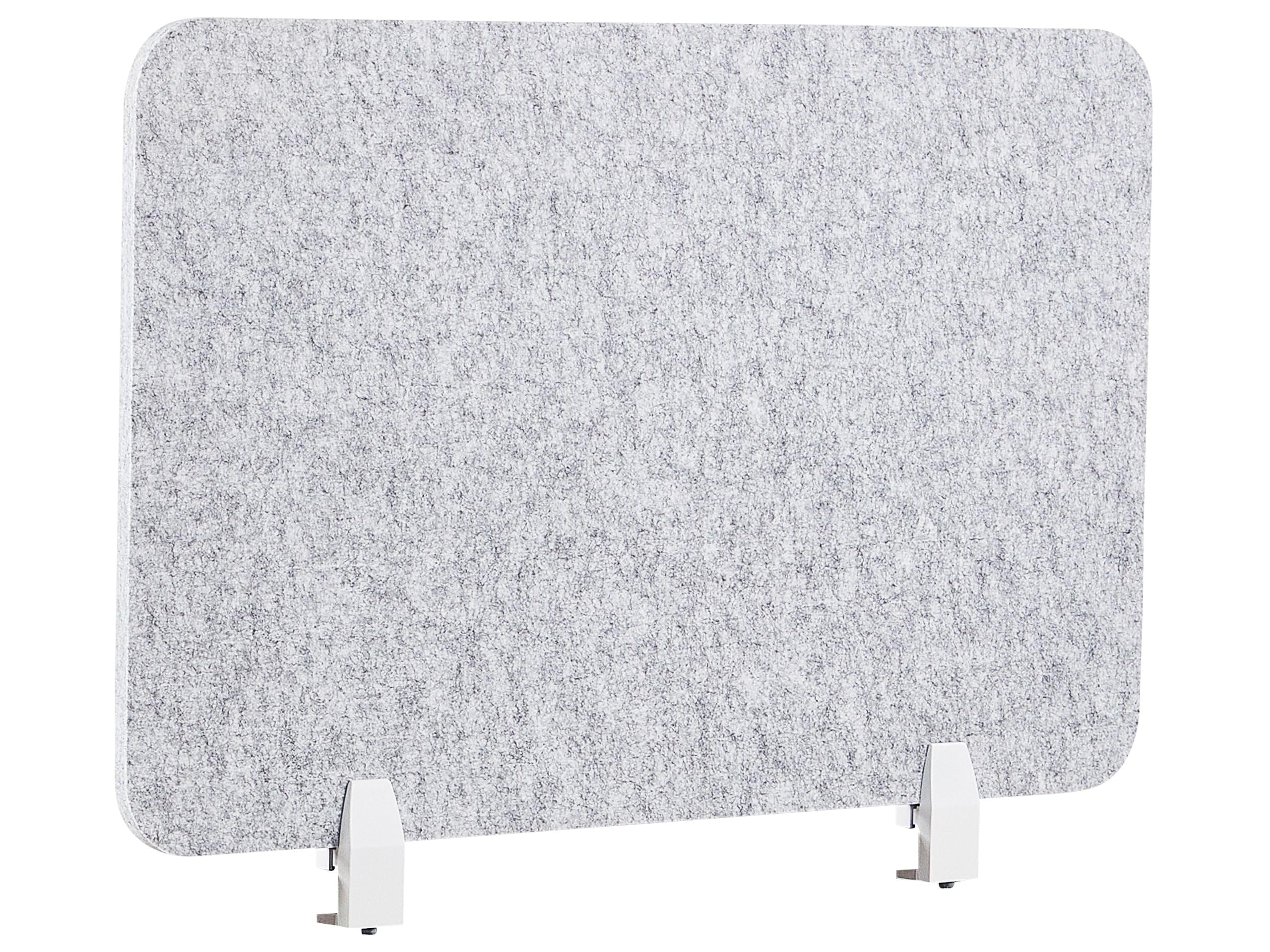 Schreibtisch Trennwand Akustik Polster grau 80 x 50 cm Schallschutz Split