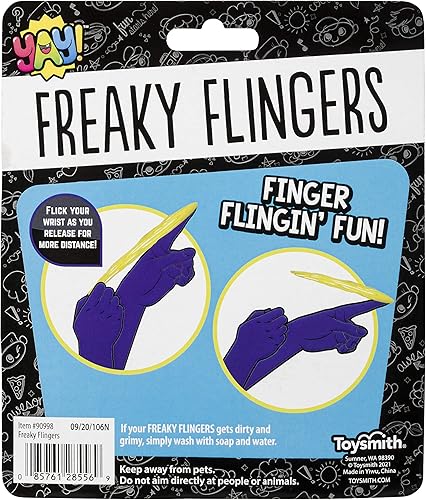 Miniatura 2 de Freaky Flingers, diversión de lanzamiento de dedos, juguete de broma