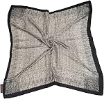 JN&LULU Women's satin square scarf Fashion pattern large hair scarf wrap headscarf 35" x 35"