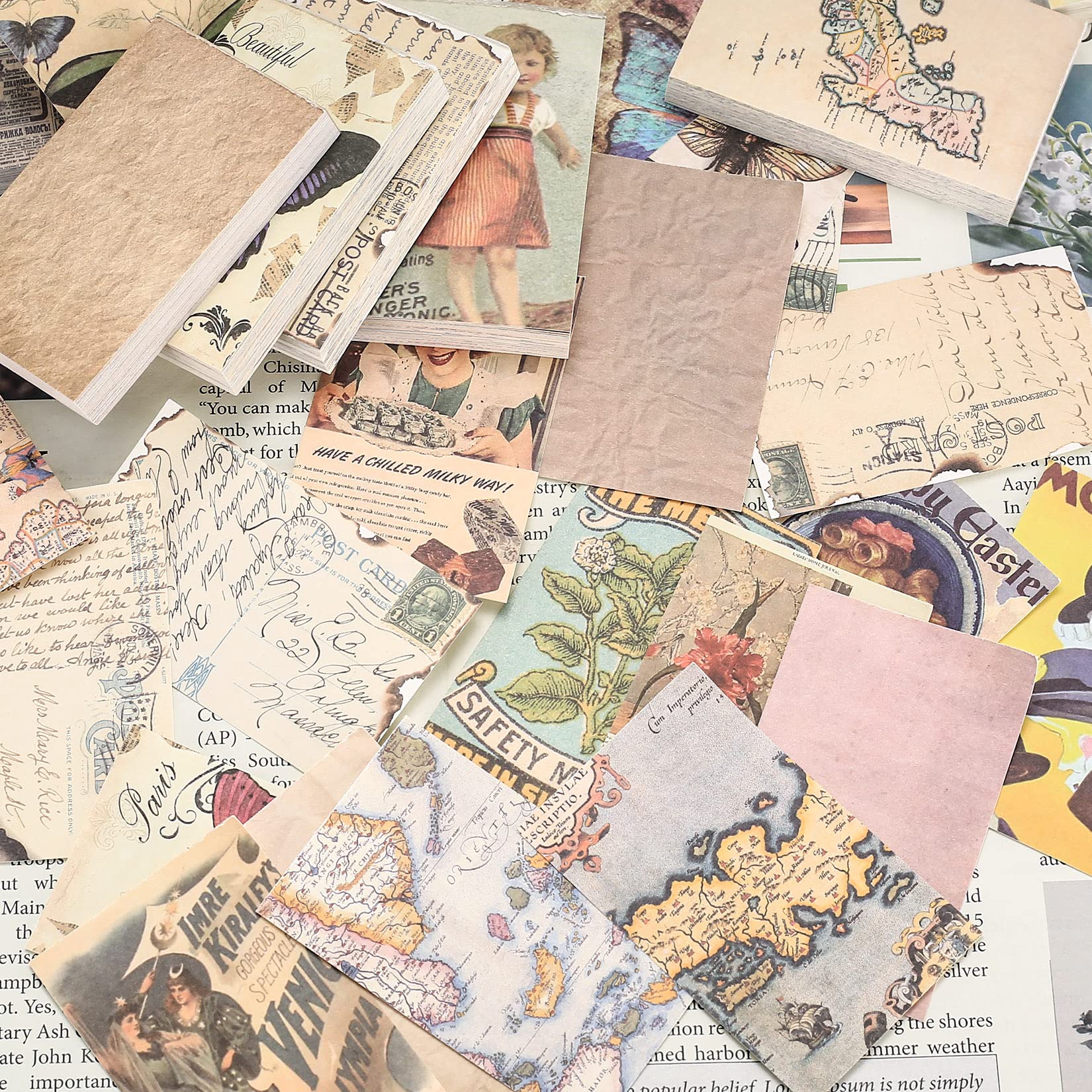 800+ Stickers Scrapbooking Vintage - 24 Fogli, Tema Verde, Per Diari, Album E Decorazioni - Foto 4