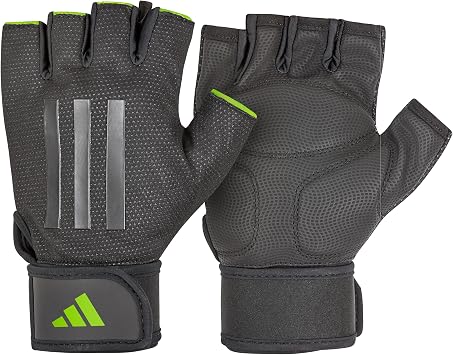 Adidas Elite Training & Weightlifting Gloves, Fingerless Workout Gloves