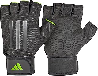 Adidas Elite Training & Weightlifting Gloves, Fingerless Workout Gloves