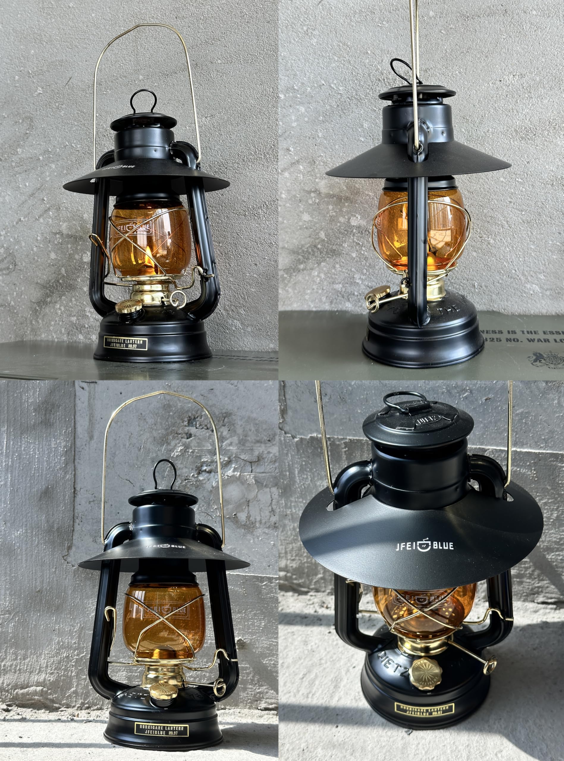 Amazon.co.jp: オイルランタン,タンカスタム ランタンカバー,キャップ