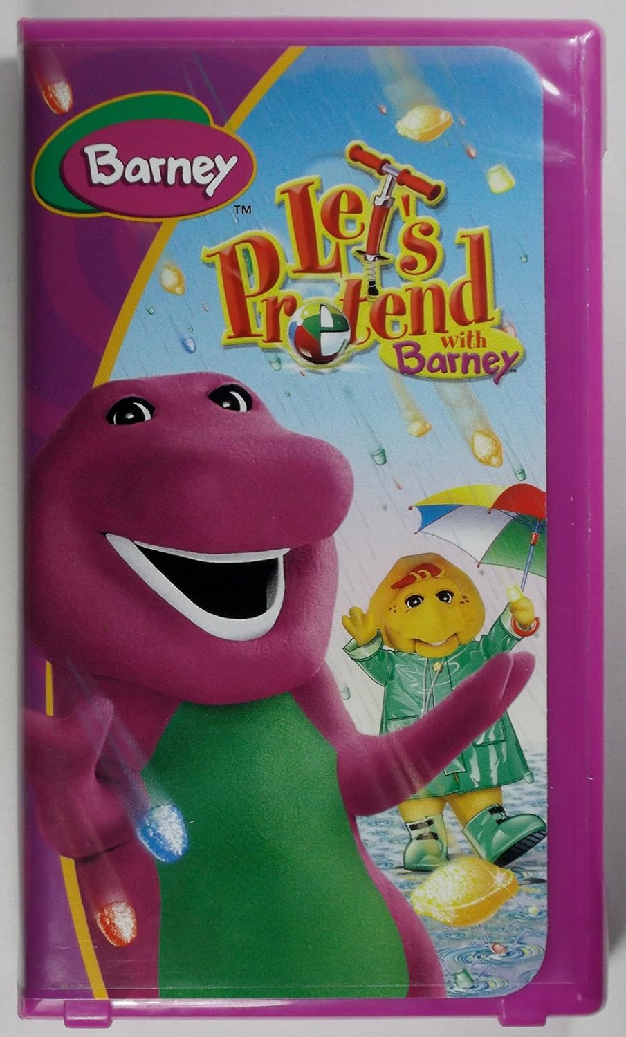 Amazon.com: Barney - Let's Pretend with Barney [VHS] : Películas y TV